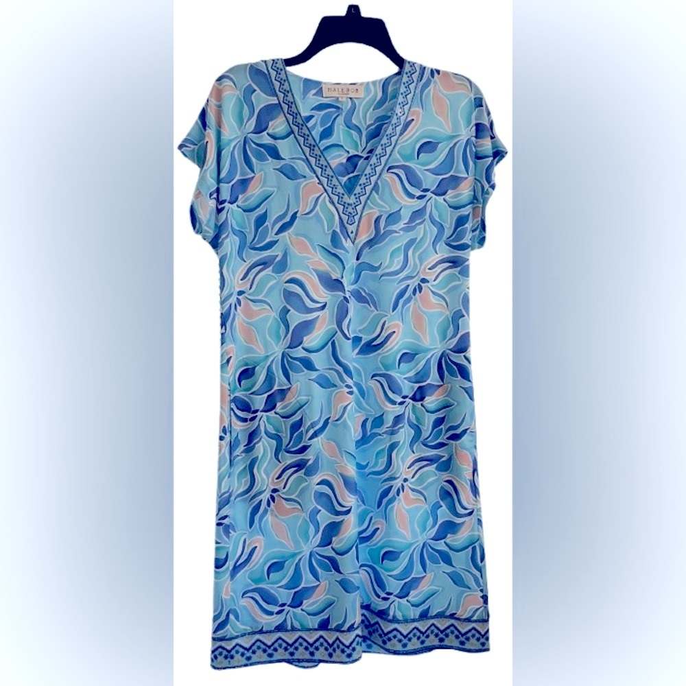 Hale Bob Noelle Chic V Neck Jersey Dress